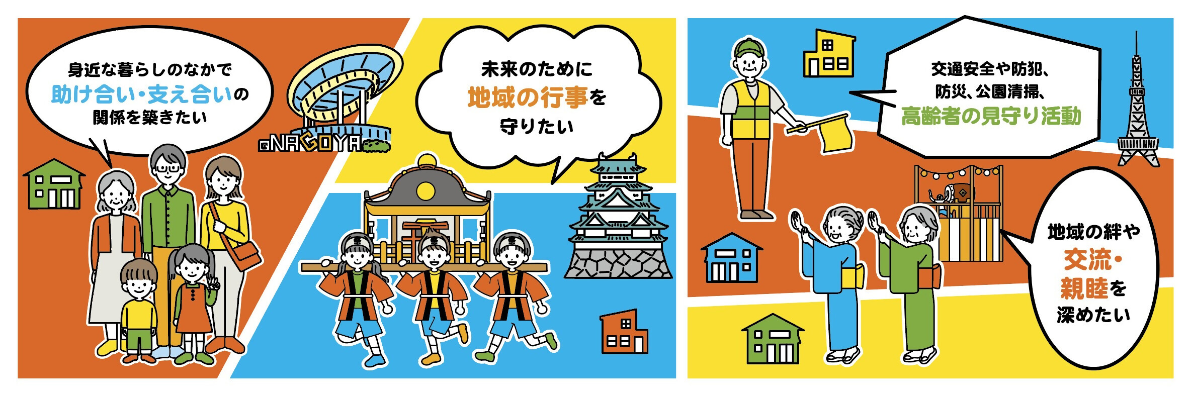 イラスト:地域団体ナビのイメージ