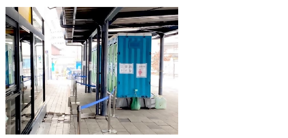 写真：災害用トイレ