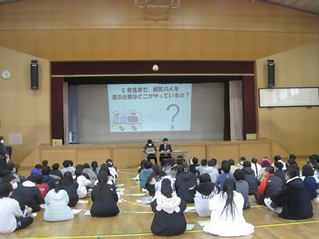 令和6年度徳重小学校での租税教室の写真