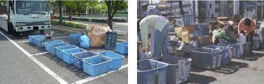 写真：リサイクルステーションの様子