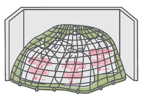 イラスト：防鳥ネット
