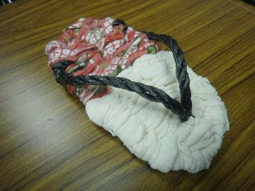 写真:布ぞうり見本