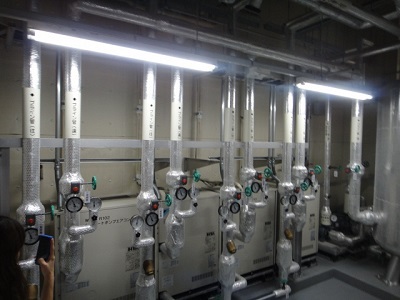 写真:愛知学院大学の地中熱ヒートポンプ