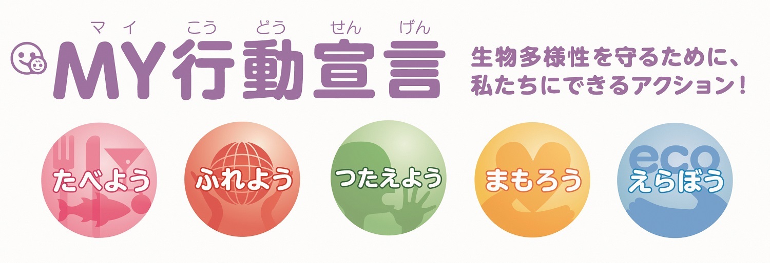 イラスト：MY行動宣言に関する内容