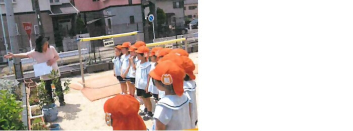 写真:植樹の様子(しんもりやま保育園)