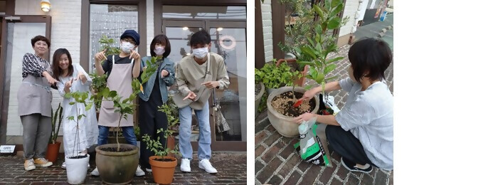 写真：植樹の様子（有限会社糀屋ママズテーブル）