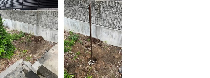 写真：植樹の様子（株式会社南部企業）