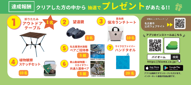 写真:プレゼント応募キャンペーンのチラシ