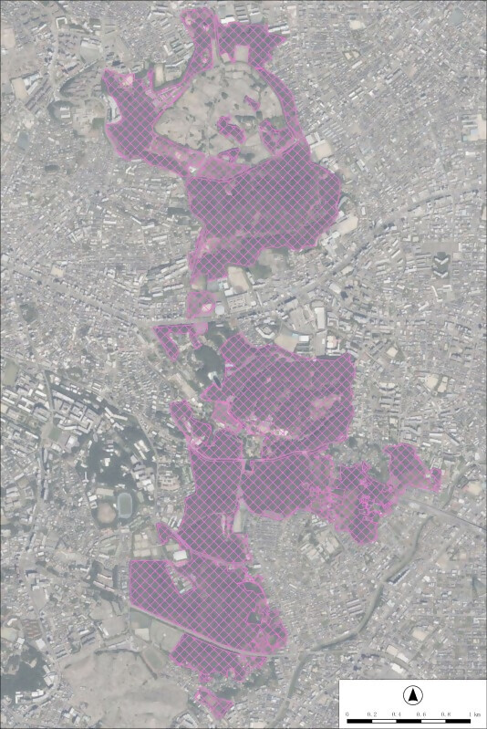 地図:自然共生サイト認定区域