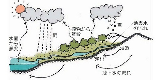 イラスト:水のゆくえ