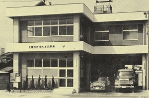 昭和45年に設置された吹上出張所の写真。