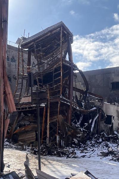 写真:大規模災害時の状況