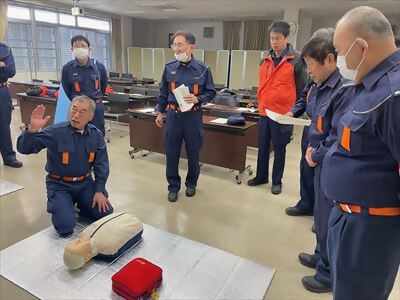 写真:救急訓練1