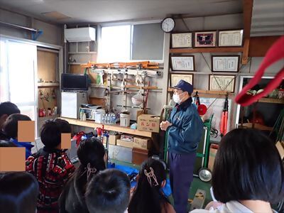 写真:消防団詰所