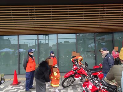 写真:消防活動用バイク