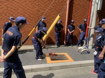 写真:牧野消防団 消火栓