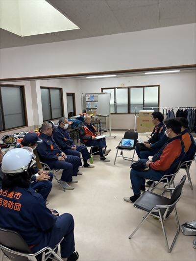 写真:令和7年度震災連携対応訓練の説明2