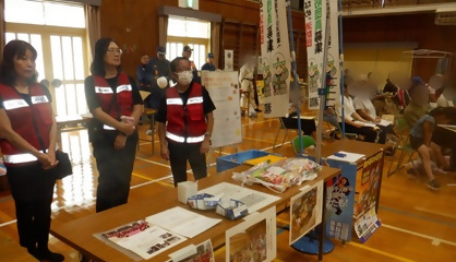 写真:総合防災訓練の様子