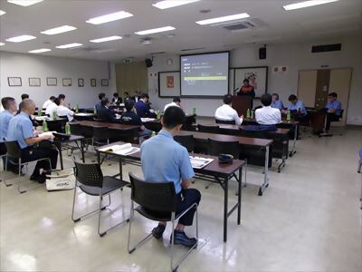 写真:プレゼンの様子です。令和6年9月12日