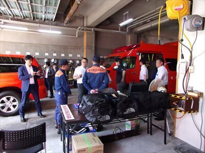 写真:視察の様子です。令和6年9月12日