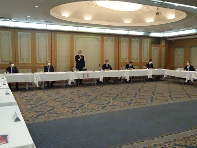 写真:名鉄グランドホテルにて中村区防火協力会役員会を行っています。2022年10月25日