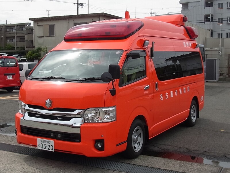 写真：指揮車