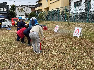 写真：自主防災訓練風景
