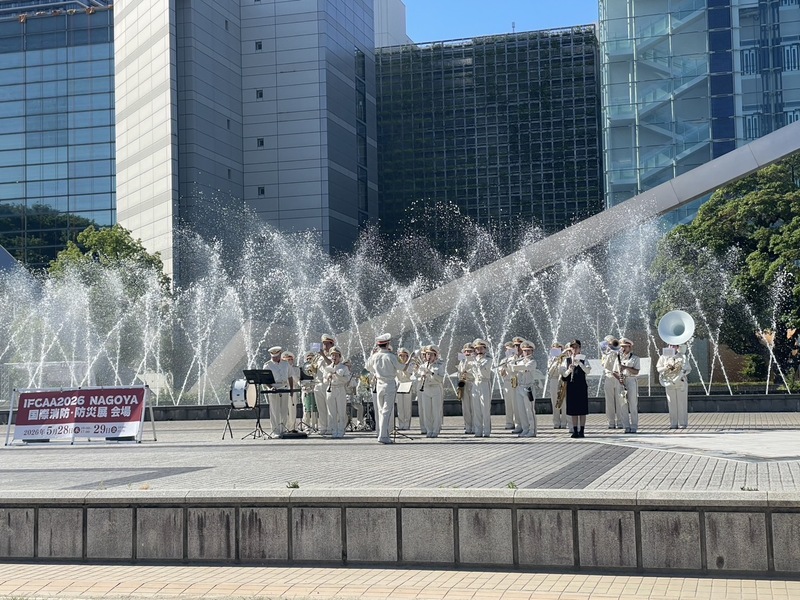 IFCAA2026 NAGOYA 閉会式での演奏演技の写真です