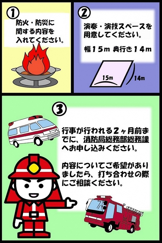 イラスト:演奏の依頼の方法