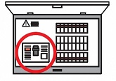 イラスト:分電盤タイプ(内蔵型)です。