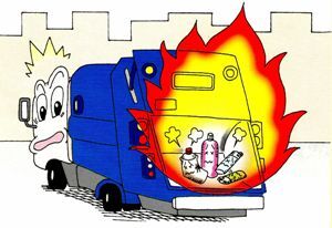 イラスト:スプレー缶の家事