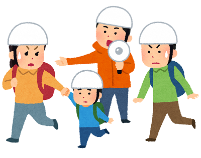 訓練実施のイラスト