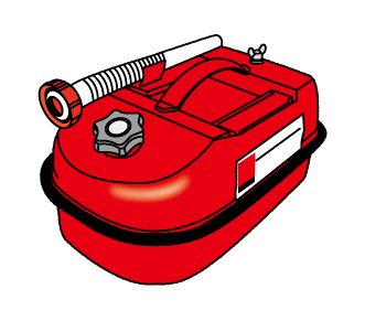 携行缶のイラスト