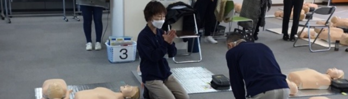 写真:応急手当普及員講習の様子