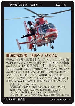 写真:No.18 消防航空隊 消防ヘリ ひでよし