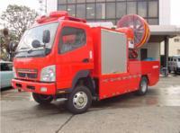 特別消防隊 大型ブロアー車の写真