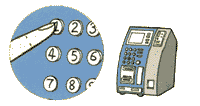 公衆電話(緊急通報ボタンが付いていない電話)
