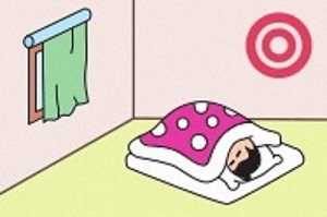 イラスト:寝室に家具を置かない