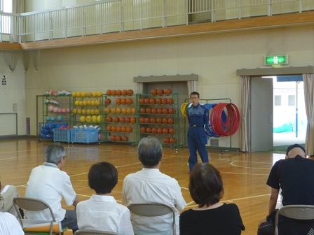 写真:「出張!家庭の防災教室」の様子