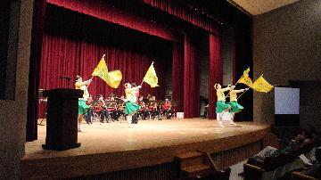 写真:ポッカレモン消防音楽隊上演中の様子