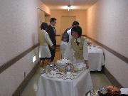 写真:名古屋マリオットアソシアホテルで就労体験をする中学生