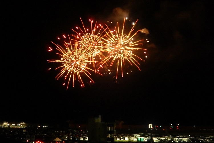 写真:三陸花火競技大会のようす1