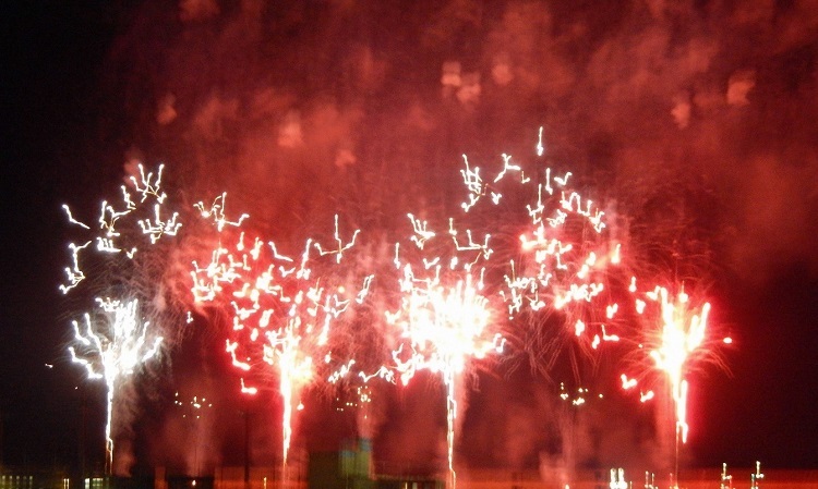 写真:三陸花火競技大会のようす2