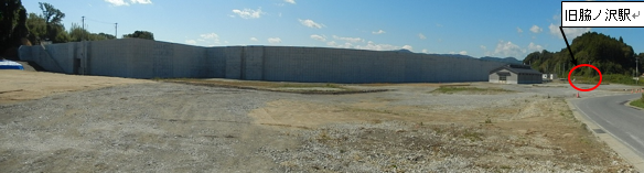 写真:完成した防潮堤