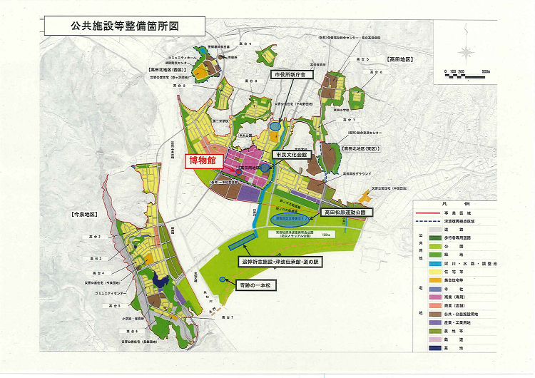 博物館の場所が示されている地図