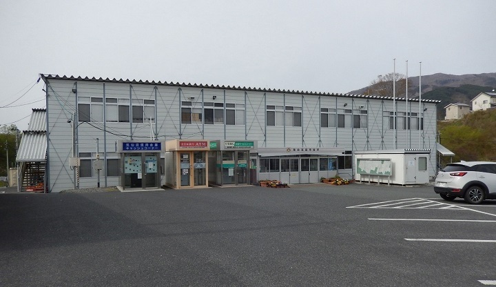 写真:仮設市役所の様子