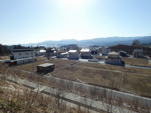 写真:高台3地区。高いところからの景色。