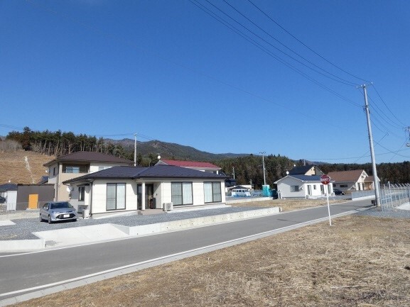 写真:高台6地区。住宅街が広がっている。