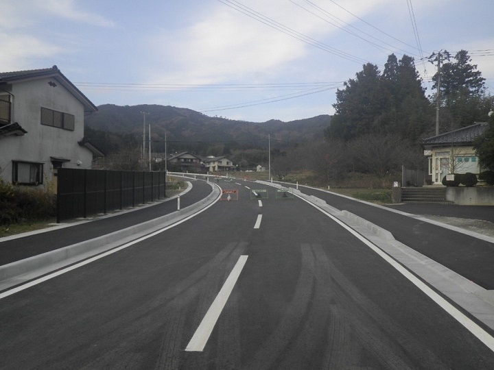 写真:完成区間の工事後