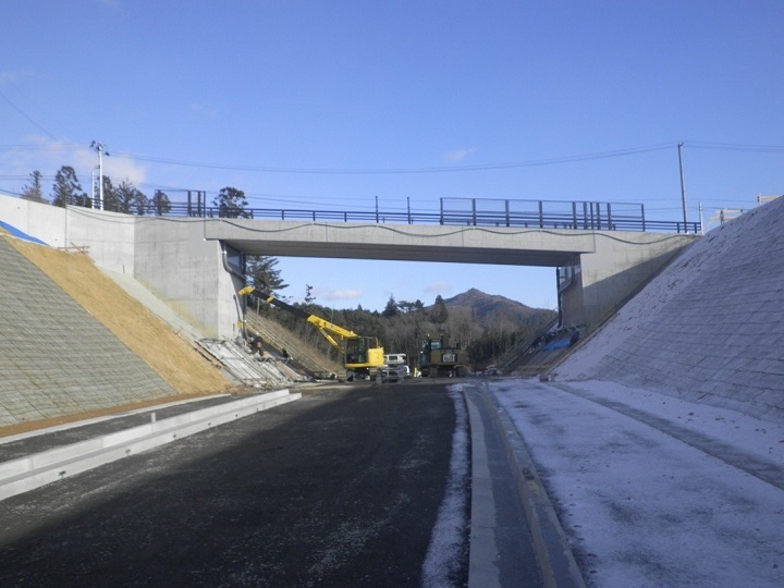 写真:完成間近の様子